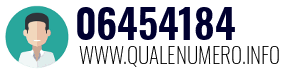 Numero di telefono 06454184 06454184