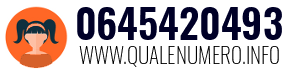 Numero di telefono 0645420493 0645420493