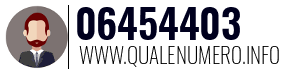 Numero di telefono 06454403 06454403