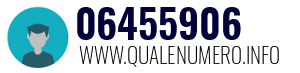 Numero di telefono 06455906 06455906