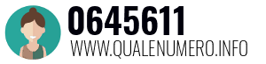 Numero di telefono 0645611 0645611