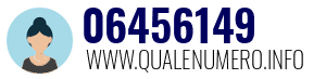 Numero di telefono 06456149 06456149