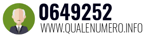 Numero di telefono 0649252 0649252
