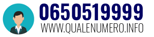 Numero di telefono 0650519999 0650519999