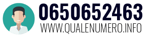 Numero di telefono 0650652463 0650652463