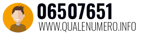Numero di telefono 06507651 06507651