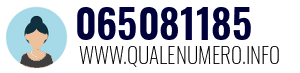 Numero di telefono 065081185 065081185