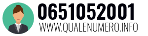 Numero di telefono 0651052001 0651052001