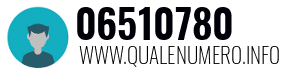 Numero di telefono 06510780 06510780