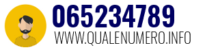Numero di telefono 065234789 065234789