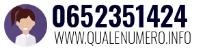 Numero di telefono 0652351424 0652351424