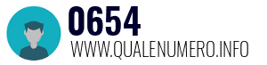 Numero di telefono 0654 0654