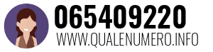 Numero di telefono 065409220 065409220