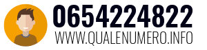 Numero di telefono 0654224822 0654224822