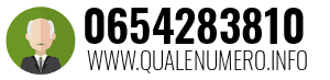 Numero di telefono 0654283810 0654283810