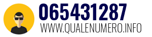 Numero di telefono 065431287 065431287