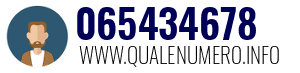 Numero di telefono 065434678 065434678