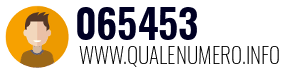 Numero di telefono 065453 065453