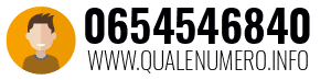 Numero di telefono 0654546840 0654546840