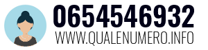 Numero di telefono 0654546932 0654546932