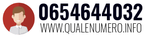 Numero di telefono 0654644032 0654644032