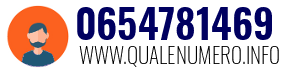 Numero di telefono 0654781469 0654781469
