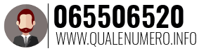 Numero di telefono 065506520 065506520