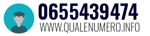 Numero di telefono 0655439474 0655439474