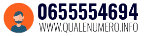 Numero di telefono 0655554694 0655554694