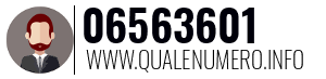 Numero di telefono 06563601 06563601