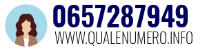 Numero di telefono 0657287949 0657287949