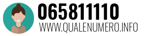 Numero di telefono 065811110 065811110