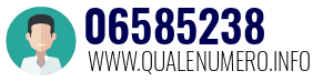 Numero di telefono 06585238 06585238
