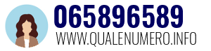 Numero di telefono 065896589 065896589