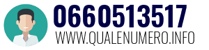 Numero di telefono 0660513517 0660513517