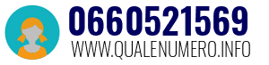 Numero di telefono 0660521569 0660521569