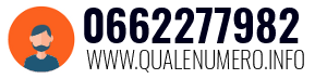 Numero di telefono 0662277982 0662277982
