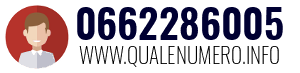 Numero di telefono 0662286005 0662286005