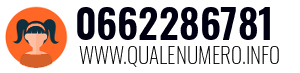 Numero di telefono 0662286781 0662286781