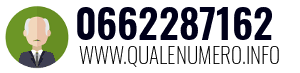 Numero di telefono 0662287162 0662287162