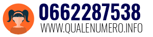 Numero di telefono 0662287538 0662287538