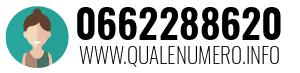 Numero di telefono 0662288620 0662288620