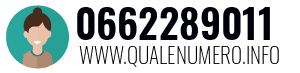 Numero di telefono 0662289011 0662289011
