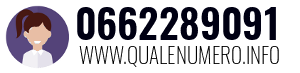 Numero di telefono 0662289091 0662289091