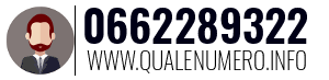 Numero di telefono 0662289322 0662289322