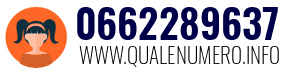 Numero di telefono 0662289637 0662289637