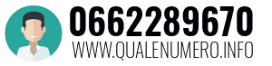 Numero di telefono 0662289670 0662289670