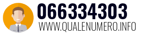 Numero di telefono 066334303 066334303