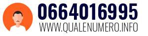 Numero di telefono 0664016995 0664016995
