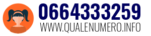 Numero di telefono 0664333259 0664333259